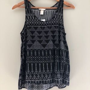 NWT H&M Patterned Sleeveless Top